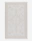 Ivory Medallion 5' x 8' Flat Woven Synthetic Area Rug