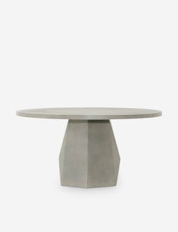 Schuller Indoor / Outdoor Round Dining Table - Gray