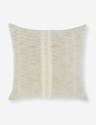 Lamina Pillow - Natural and Ivory / 22" x 22"