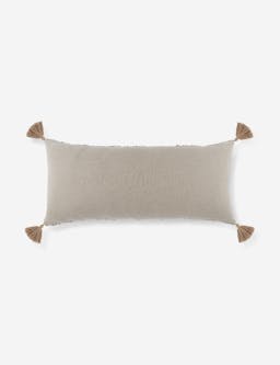 Izan Long Lumbar Pillow - Ivory / 16" x 36"
