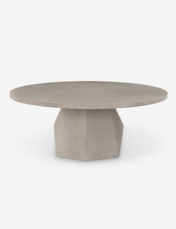 Schuller Indoor / Outdoor Round Coffee Table - Gray