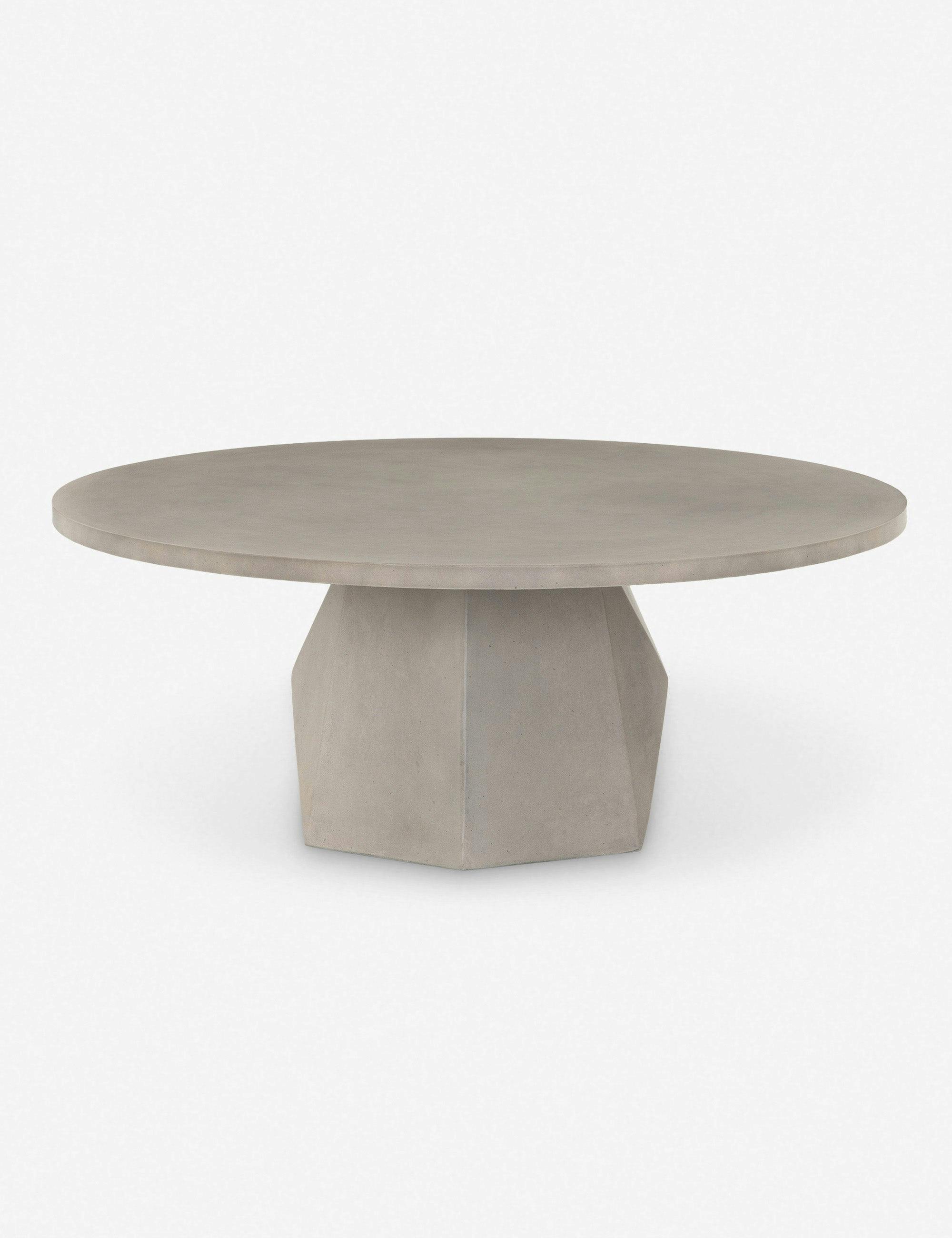 Schuller Indoor / Outdoor Round Coffee Table - Gray