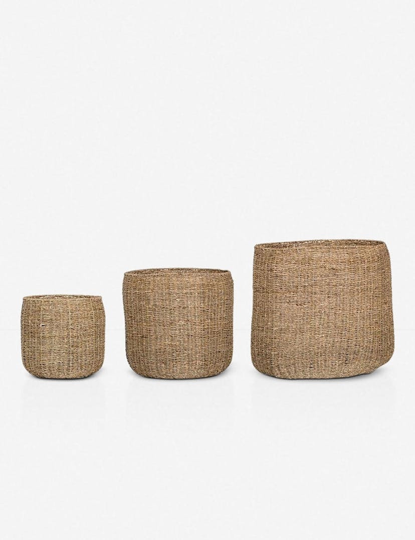 La Jolla Seagrass Baskets (Set of 3)