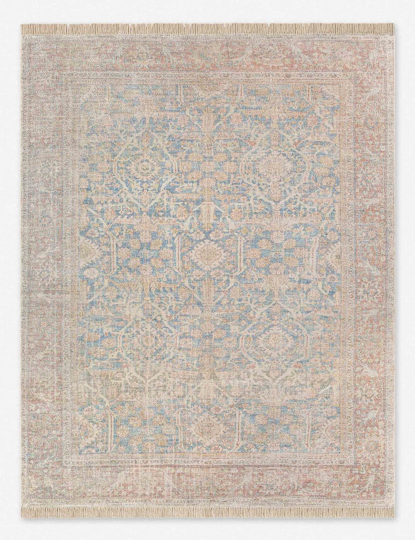 Dylani Rug - Sand and Blue / 8'6" x 12'