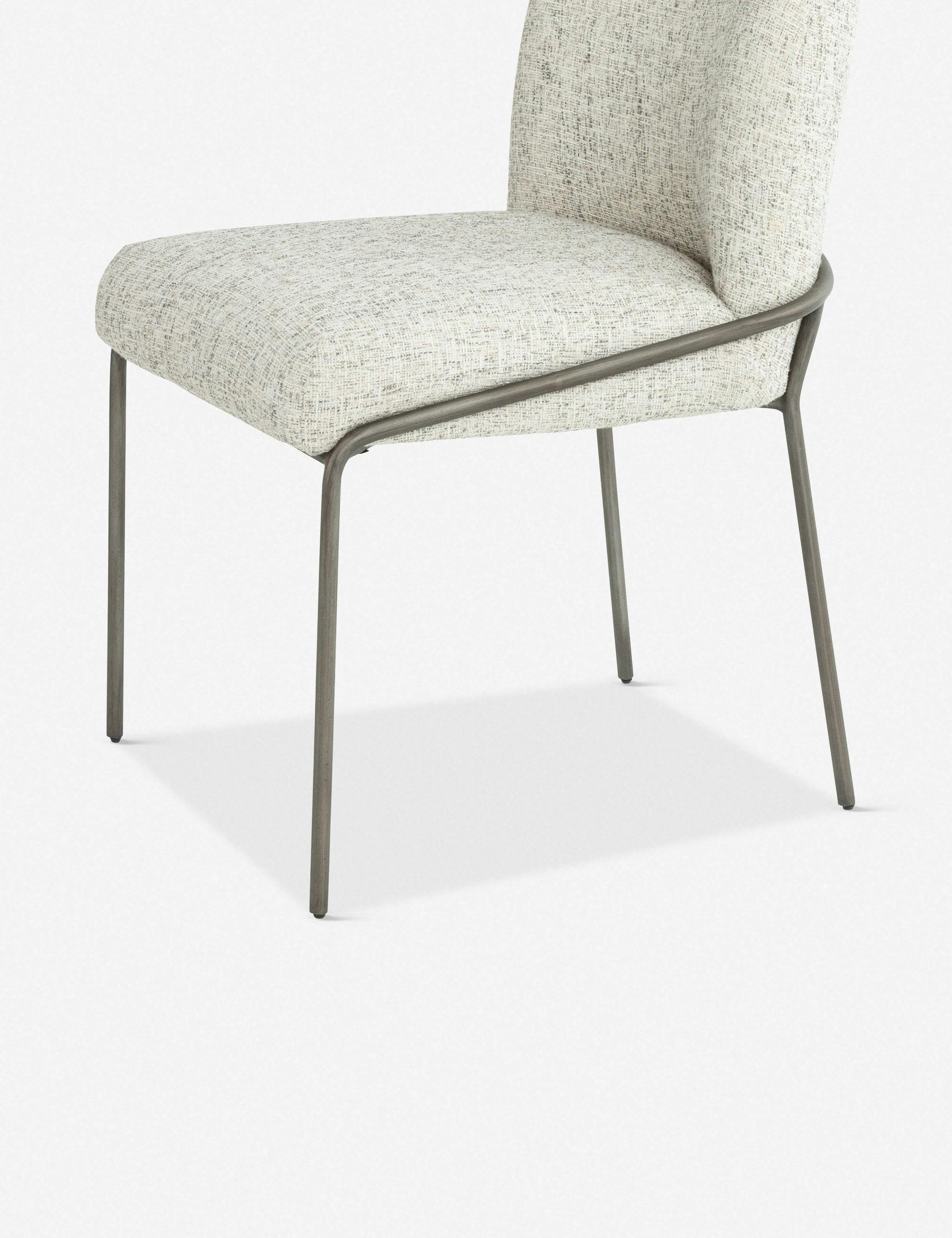 Roxanne Curved Back Grey Dining Chair