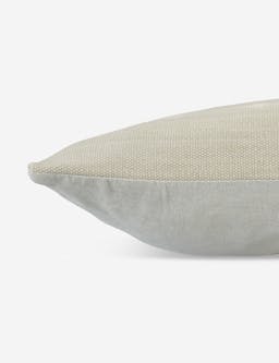 Lina Lumbar Pillow - Light Gray / 24" x 16" / Polyester