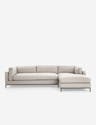 Fritzie Sectional Sofa - Natural / Right-Facing