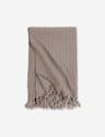 Jasper Cotton Oversized Throw by Pom Pom at Home - Taupe