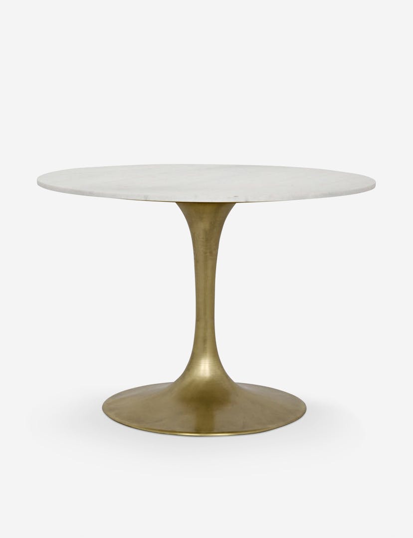 Lillia Round Dining Table - Gold / Diameter 36" x 29"