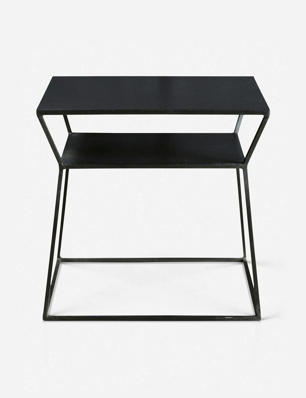 Onri Contemporary Black Side Table