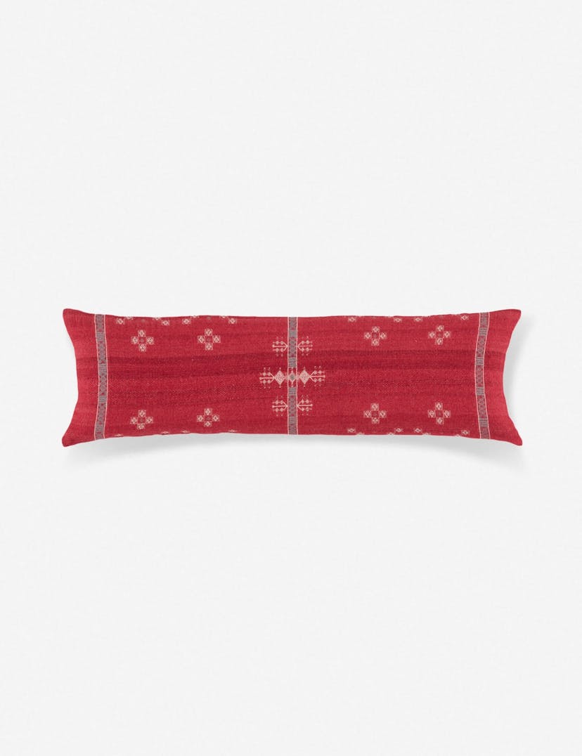 Scarlet Long Lumbar Pillow - Down