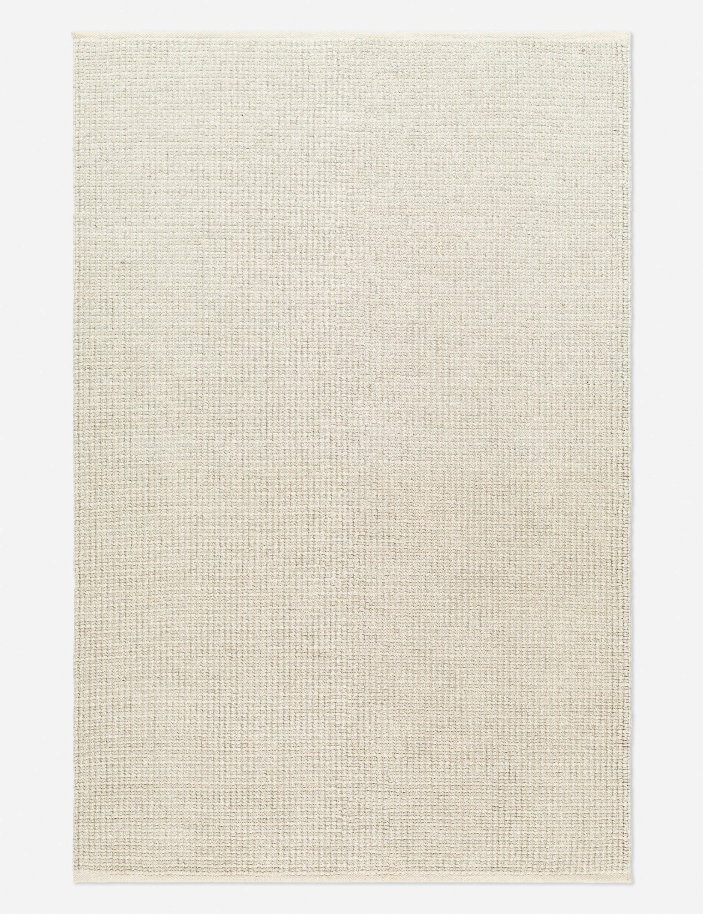 Eco-Friendly Handwoven Gray Spot Rug 5' x 7' - Easy Care