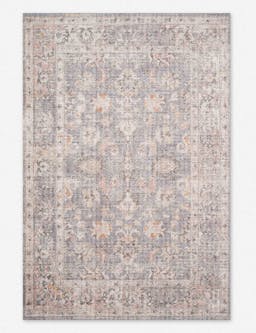Roze Rug - Grey and Apricot / 5' x 7'6"