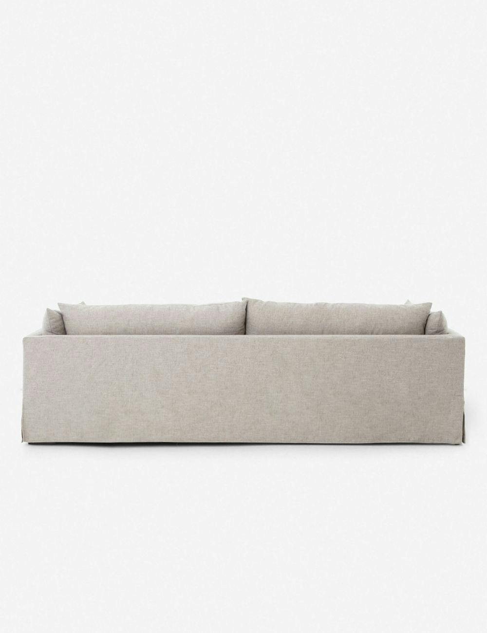 Arlen Slipcover Sofa - Light Gray / 90"W