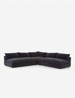 Decima Sectional Sofa - Charcoal Gray